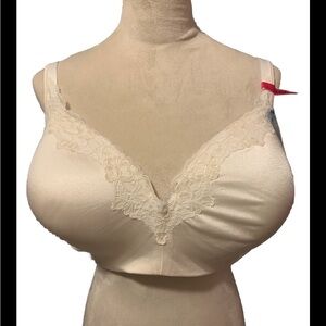 Playtex Love My Curves Balconette Bra Ivory NWT 44DD Underwire